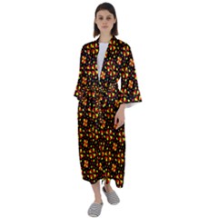 Rbyc-3-5 Maxi Satin Kimono by ArtworkByPatrick