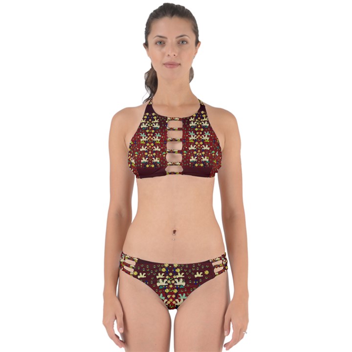 Happy Birds In Freedom And Peace Perfectly Cut Out Bikini Set