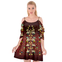 Happy Birds In Freedom And Peace Cutout Spaghetti Strap Chiffon Dress by pepitasart