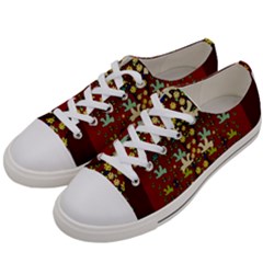 Happy Birds In Freedom And Peace Women s Low Top Canvas Sneakers by pepitasart