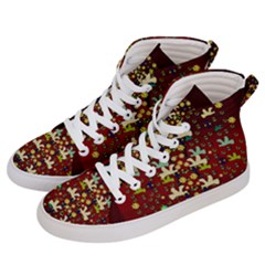 Happy Birds In Freedom And Peace Men s Hi-top Skate Sneakers by pepitasart