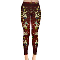 Happy Birds In Freedom And Peace Inside Out Leggings by pepitasart