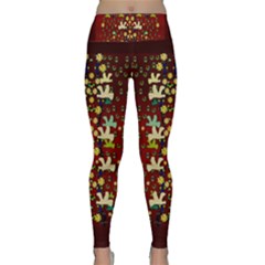 Happy Birds In Freedom And Peace Lightweight Velour Classic Yoga Leggings by pepitasart