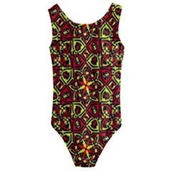 Rby-c-3-7 Kids  Cut-out Back One Piece Swimsuit by ArtworkByPatrick