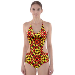 Rby-c-3-9 Cut-out One Piece Swimsuit by ArtworkByPatrick