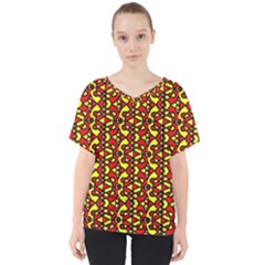 Rby-c-4-2 V-neck Dolman Drape Top by ArtworkByPatrick