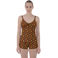 Rby-c-4-3 Tie Front Two Piece Tankini by ArtworkByPatrick