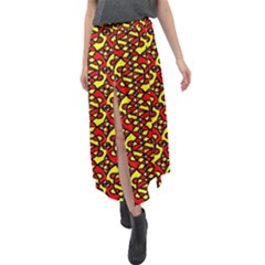 Rby-c-4-3 Velour Split Maxi Skirt by ArtworkByPatrick