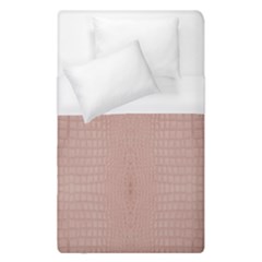 Pink Alligator Print Duvet Cover (single Size) by LoolyElzayat