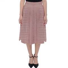 Pink Alligator Print Classic Midi Skirt by LoolyElzayat