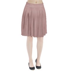 Pink Alligator Print Pleated Skirt by LoolyElzayat