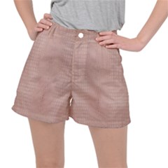 Pink Alligator Print Ripstop Shorts by LoolyElzayat