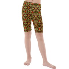 Rby-c-4-5 Kids  Mid Length Swim Shorts by ArtworkByPatrick