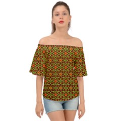 Rby-c-4-5 Off Shoulder Short Sleeve Top by ArtworkByPatrick