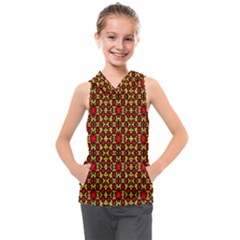 Rby-c-4-6 Kids  Sleeveless Hoodie by ArtworkByPatrick