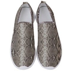 Python Snakeskin Print Men s Slip On Sneakers by LoolyElzayat