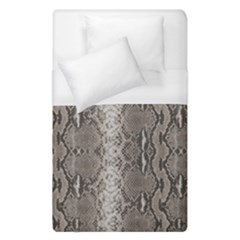 Python Snakeskin Print Duvet Cover (single Size) by LoolyElzayat