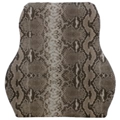 Python Snakeskin Print Car Seat Velour Cushion  by LoolyElzayat