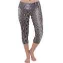 Python Snakeskin Print Capri Yoga Leggings View1