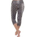 Python Snakeskin Print Capri Yoga Leggings View4