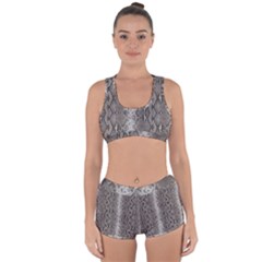 Python Snakeskin Print Racerback Boyleg Bikini Set by LoolyElzayat