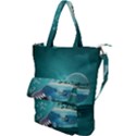 Awesome Light Bulb With Tropical Island Shoulder Tote Bag View1