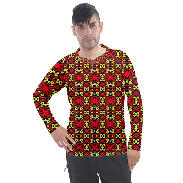 RBY-C-4-7 Men s Pique Long Sleeve Tee