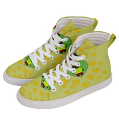 Home Of The Cartoon Bears Men s Hi-top Skate Sneakers by pepitasart