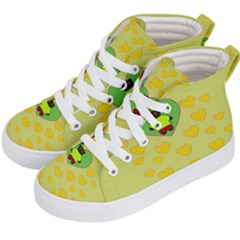 Home Of The Cartoon Bears Kids  Hi-top Skate Sneakers by pepitasart