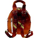 Wonderful Heart On Vintage Background Travel Backpacks View2