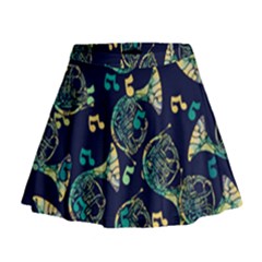 French Horn Mini Flare Skirt by BubbSnugg