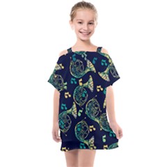 French Horn Kids  One Piece Chiffon Dress by BubbSnugg