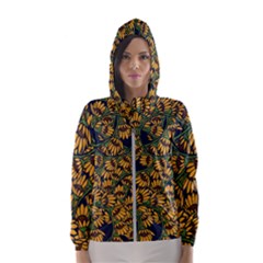 Daisy  Women s Hooded Windbreaker by BubbSnugg