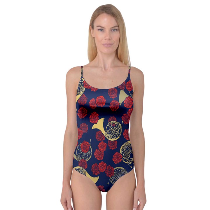 Roses French Horn  Camisole Leotard 