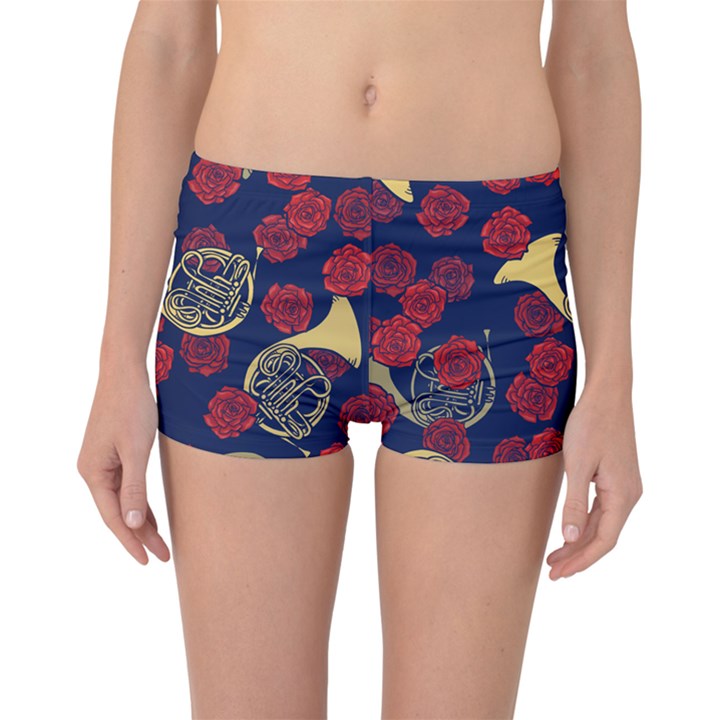 Roses French Horn  Boyleg Bikini Bottoms