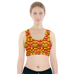 Rby-c-4-8 Sports Bra With Pocket by ArtworkByPatrick