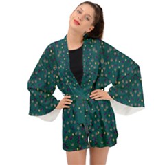 Reef Filled Of Love And Respect With  Fauna Ornate Long Sleeve Kimono by pepitasart