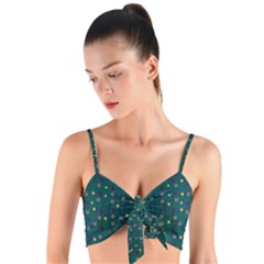 Reef Filled Of Love And Respect With  Fauna Ornate Woven Tie Front Bralet by pepitasart