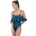 Reef Filled Of Love And Respect With  Fauna Ornate Drape Piece Swimsuit View1