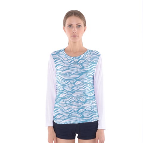 Abstract Women s Long Sleeve Tee by homeOFstyles