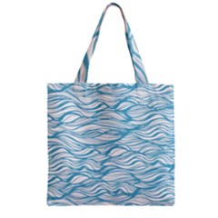 Abstract Zipper Grocery Tote Bag by homeOFstyles