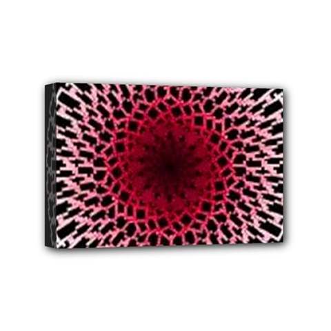 Gradient Spirograph Mini Canvas 6  X 4  (stretched) by JayneandApollo