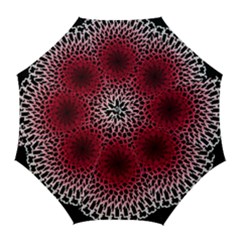 Gradient Spirograph Golf Umbrellas by JayneandApollo