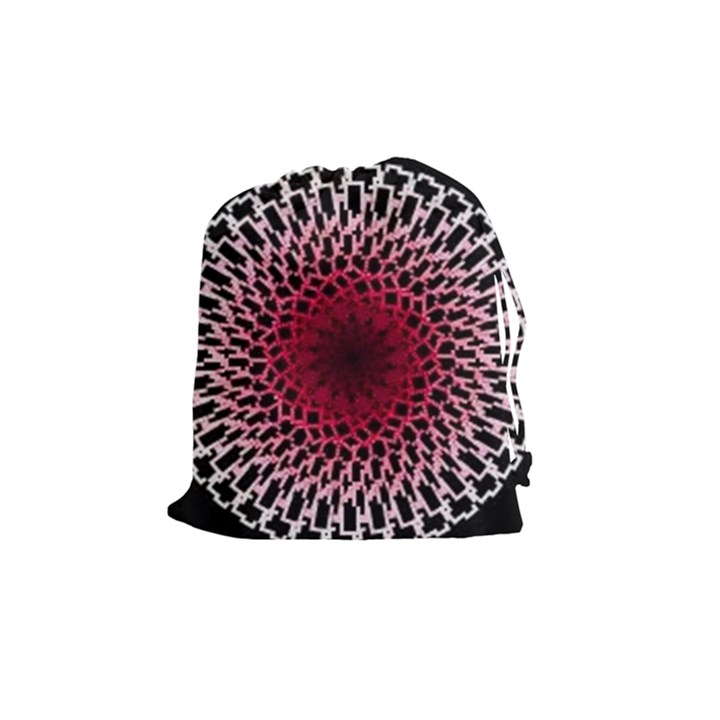 Gradient Spirograph Drawstring Pouch (Medium)