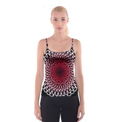 Gradient Spirograph Spaghetti Strap Top