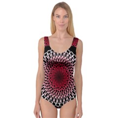 Gradient Spirograph Princess Tank Leotard 