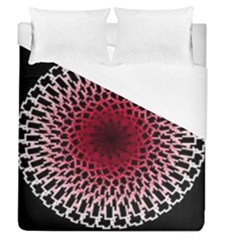 Gradient Spirograph Duvet Cover (queen Size) by JayneandApollo