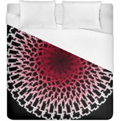 Gradient Spirograph Duvet Cover (king Size) by JayneandApollo