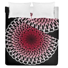 Gradient Spirograph Duvet Cover Double Side (queen Size) by JayneandApollo