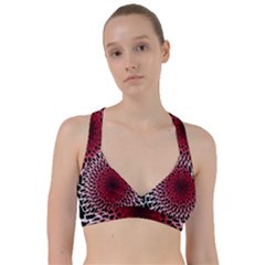 Gradient Spirograph Sweetheart Sports Bra by JayneandApollo